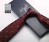Tie Men'S Formal Wear British Retro Brown Striped 8Cm Hand Style Student Work Professional Wear