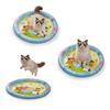 Pet Cooling Water Pad, Waterproof Inflatable Water Mattress, with Heightened Pillow And Large Space Sensory Mat, for Cats And Dogs Summer