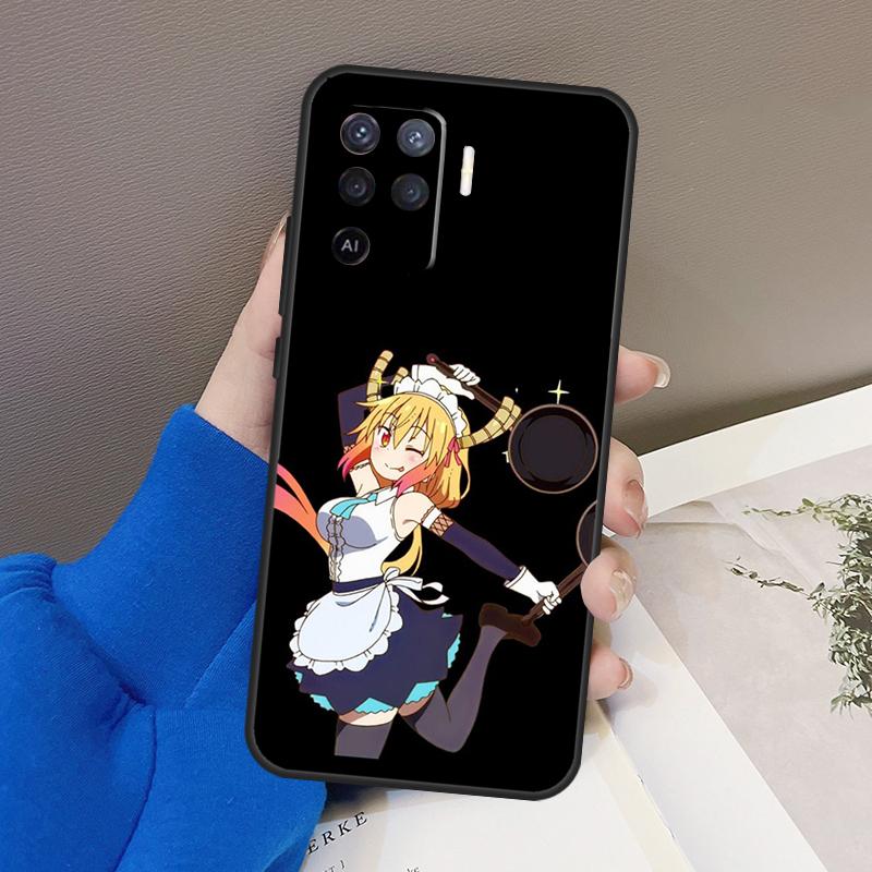 Miss Kobayashi's Dragon Maid Case For OPPO Find X5 X3 Pro A15 A74 A54 A94 A93 A91 A5 A9 A31 A53 2020 A53S A52 A72 Cover