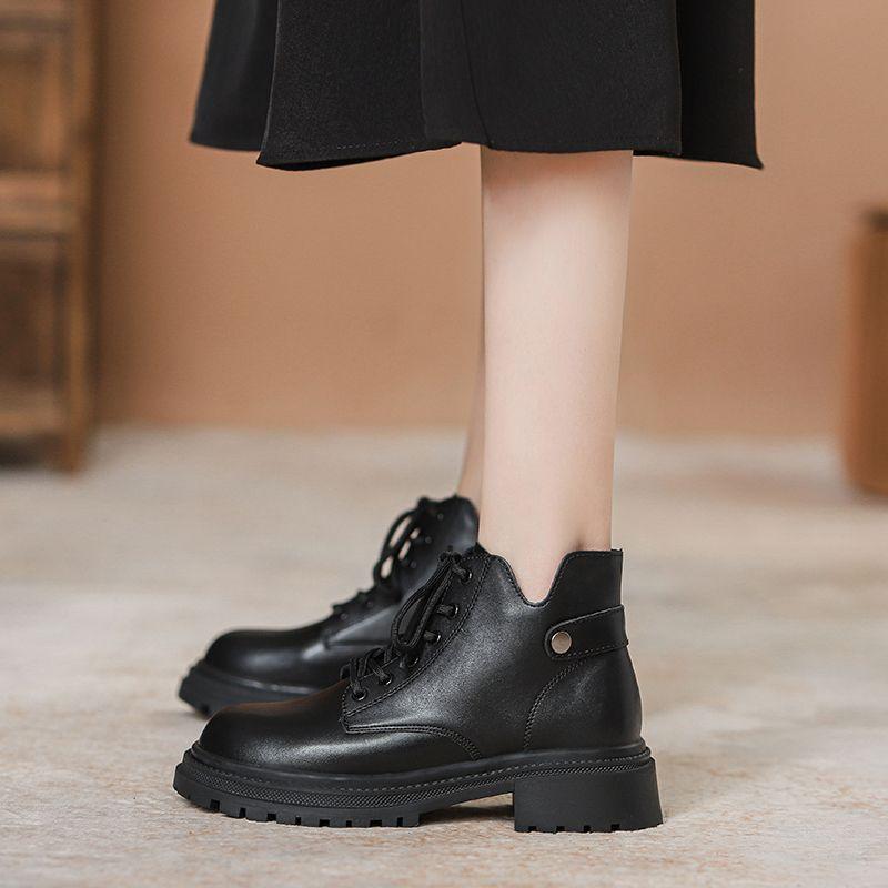 Martin Boots Women's 2025 Autumn and Winter New Women's Boots Spring and Autumn Single Boots Small Super Platform Short Boots Tide Ins