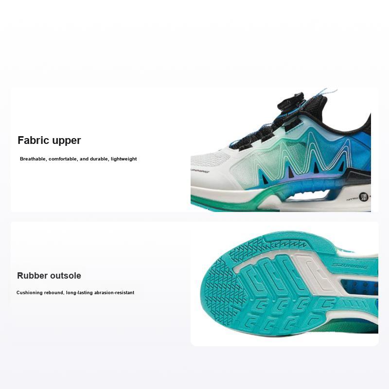 Anta Kids Wind Chaser 6.0 Fabric Round Toe Comfortable Test Shock Absorption Wear Resistant Breathable Low Top Running Shoes 312425517-1 39