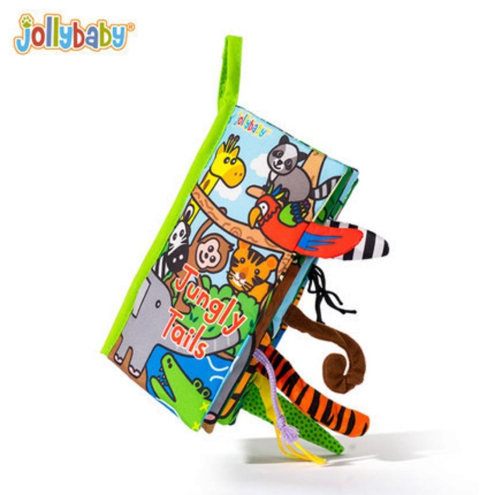 Tail Cloth Book Animal Baby Toy Three-dimensional Early Education Book Cognitive Three-dimensional Cloth Book Early Education Toy