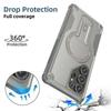 Armor Magnetic Case for Samsung Galaxy A56 A36 A26 A06 A05S A15 A14 5G4G S25Ultra Plus Magsafe Wireless Charge WIth holder Cover