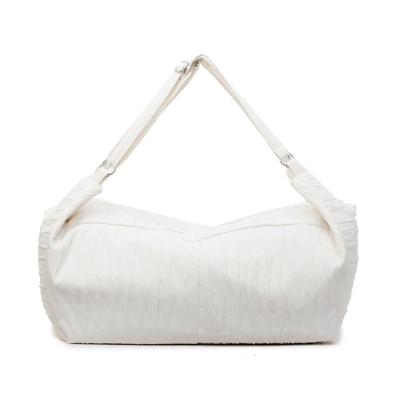 Folded Dumpling Bag Casual Versatile Relaxation Tote Bag Crossbody Large Bag Cycling Sports Lightweight Shoulder Bag