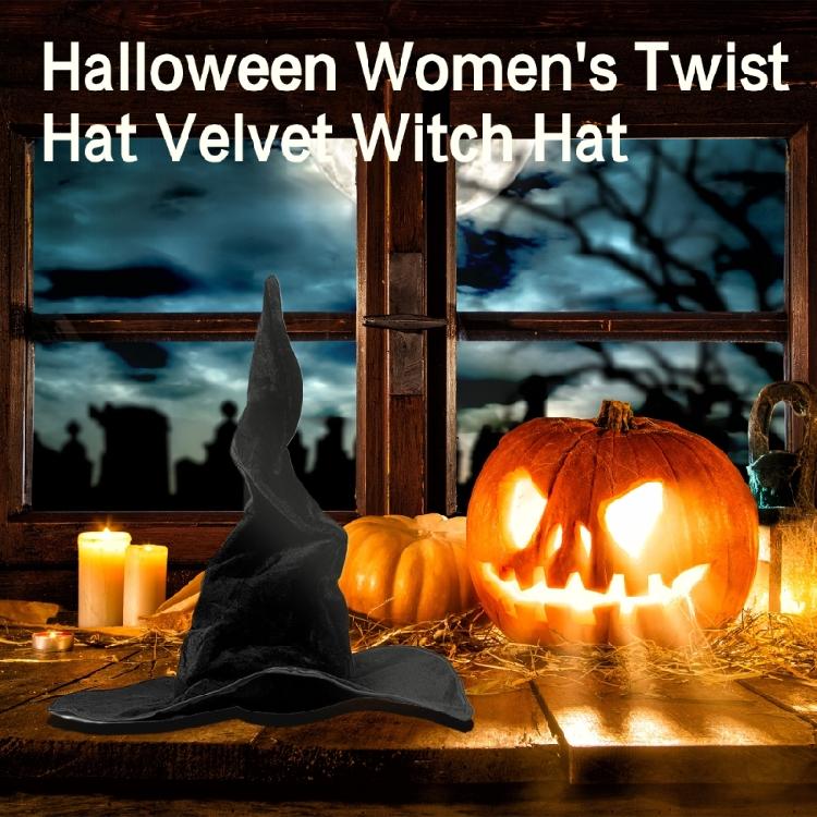 Unique Wrinkled Witch Hats Halloween Costume Accessory for Halloween Party