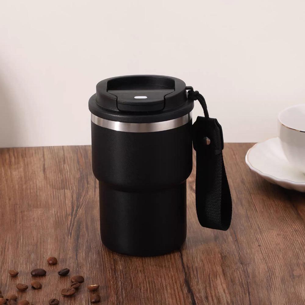 304 Stainless Steel Insulated Coffee Cup - Hand Brew, Car/Road Trip/Camping Use, Leak-Proof Thermal Mug for Daily/Outdoor/Travel YJKJ-007