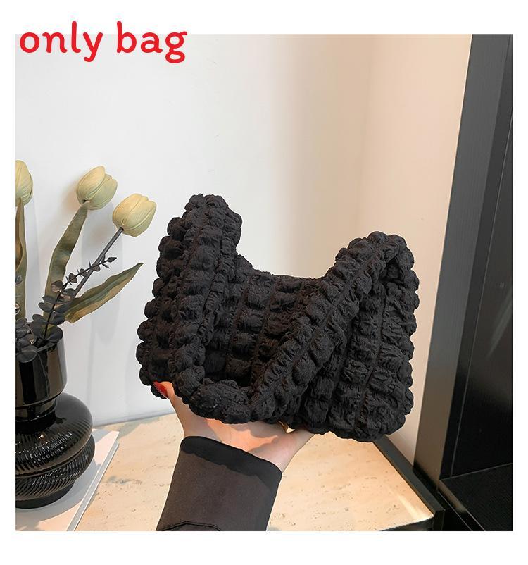 Cute Bubble Single Shoulder Bag For Daily Use With Zipper Closure And Polyester Lining