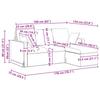 Sofa Dark Grey 178 X 134 X 80 Cm Velvet