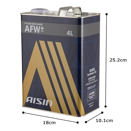 AISIN Wide Range Plus Automatikgetriebeöl (AFW+), 4L, AT-FLÜSSIGKEIT WEITBEREICH PLUS ATF-6004