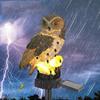 Owl     Lawn Ornament Waterproof Outdoor Yard Garden Lamp Decor