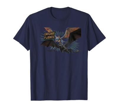 DreamWorks How To Train Your Dragon Catchin' Flight Toothless and Stormfly T-Shirt