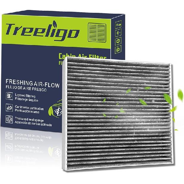 Treeligo CF11809 Салонный фильтр совместимый с Silverado 1500 (2014-2018), Sierra 1500 (2014-2018), Эскалейд (2014-),Suburban, Tahoe, Sierra, CF11809