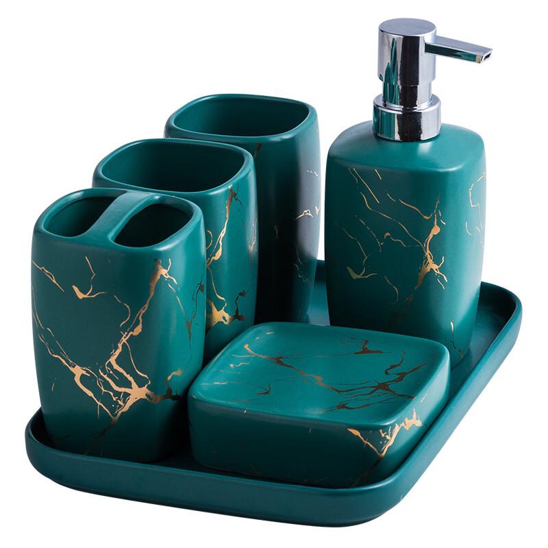 OLOEY Ceramic Bathroom Wash Set