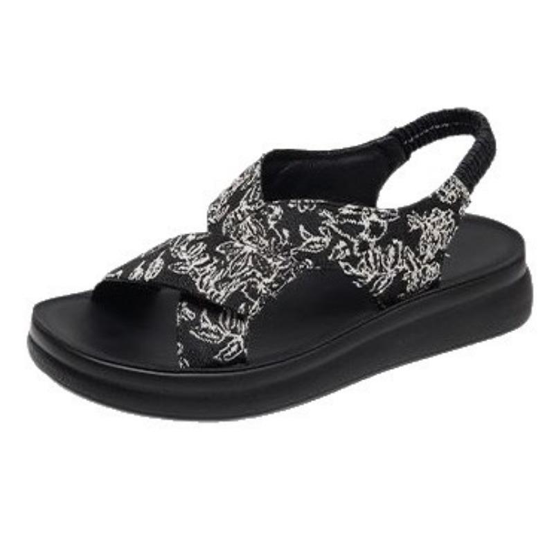 Beautiful platform sandals women's summer skirt new Chinese casual sandals
