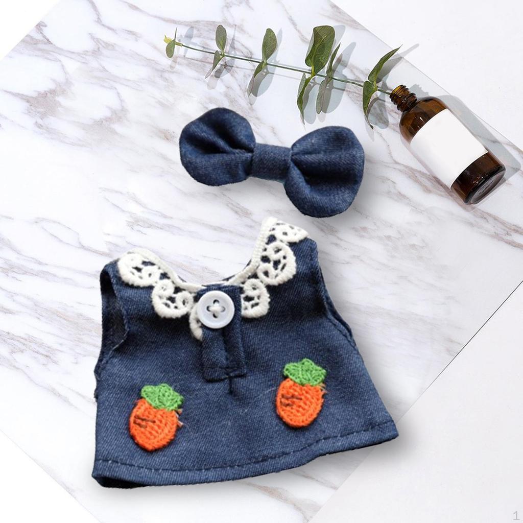 Doll Clothes Carrot Girls Gift Fashion Make Your Own Dolls for Kids Birthday Costumes Fit 17cm