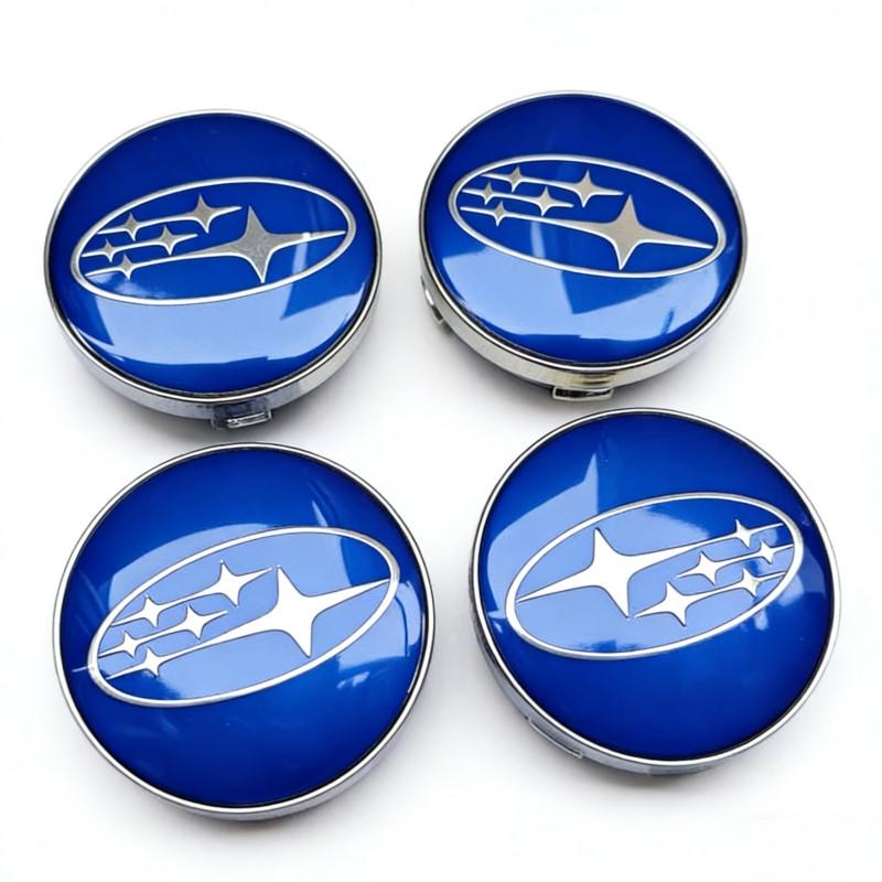 For Subaru Impreza Forester Crosstrek Outback XV WRX Legacy STI Ascent Mpreza B 4Pcs Rim Center Caps Car Wheel Hub Replace Cover bnd1