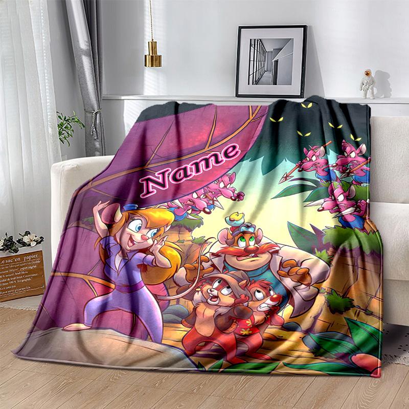 Custom 1pc Jungle Adventure Friends Blanket, Soft And Comfortable Blanket, Casual Warm, Camping Travel Blanket, Birthday Gift Q91041
