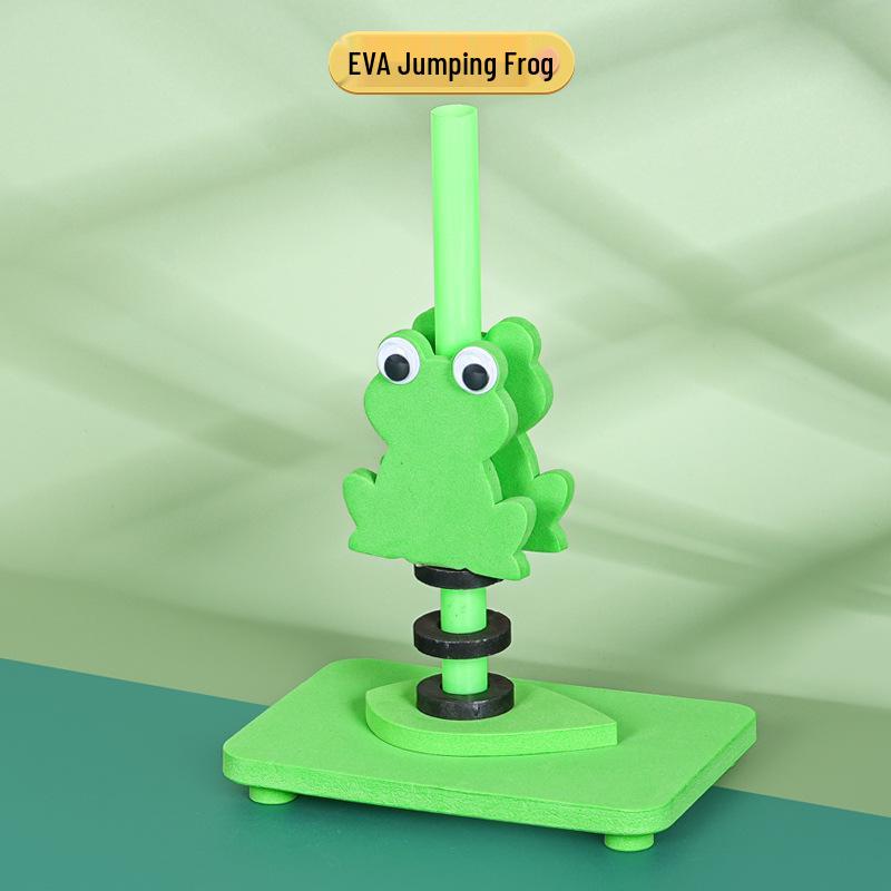 DIY Magnetic Jumping Frog Kit for Toddlers: Handmade Early Education Science Craft