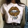 Fruit And Lips Print T Shirt New Fashion Women T Shirt Harajuku Tops Female Graphic Tee Ladies Cute Tee Shirt White Woman T-Shi