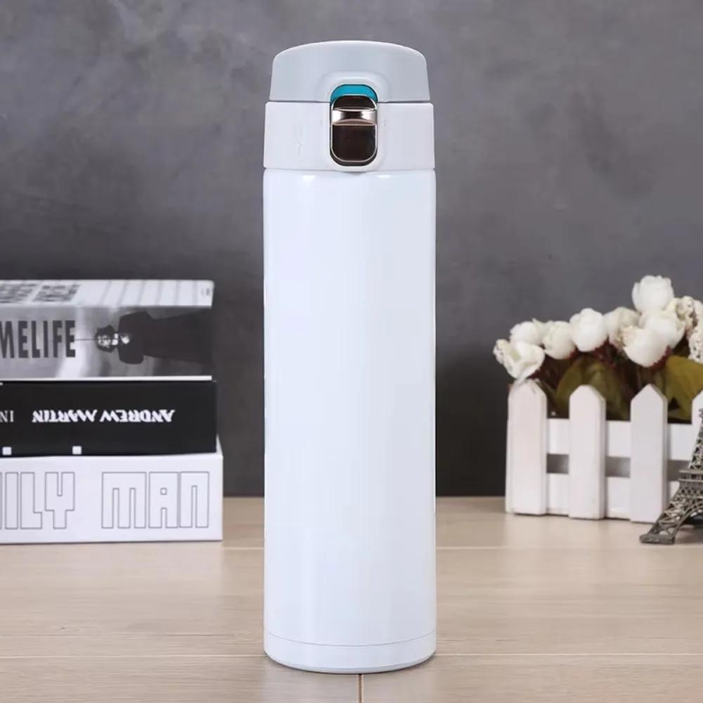 Nerezový termohrnek 500ML Kapacita Otevírací víčko Termoska velká Kapacita Udržení teploty Hrnek na kávu