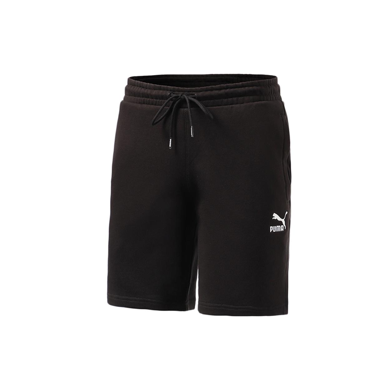 PUMA Logo Shorts Black Men s 533107-01 M