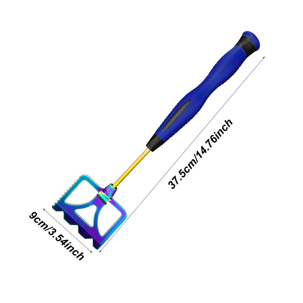 Stainless Steel Shrimp Bait Shovel Stainless Steel Shrimp Spatula Fishing Lure Shovel Foldable Anti Slip Portable Outdoor