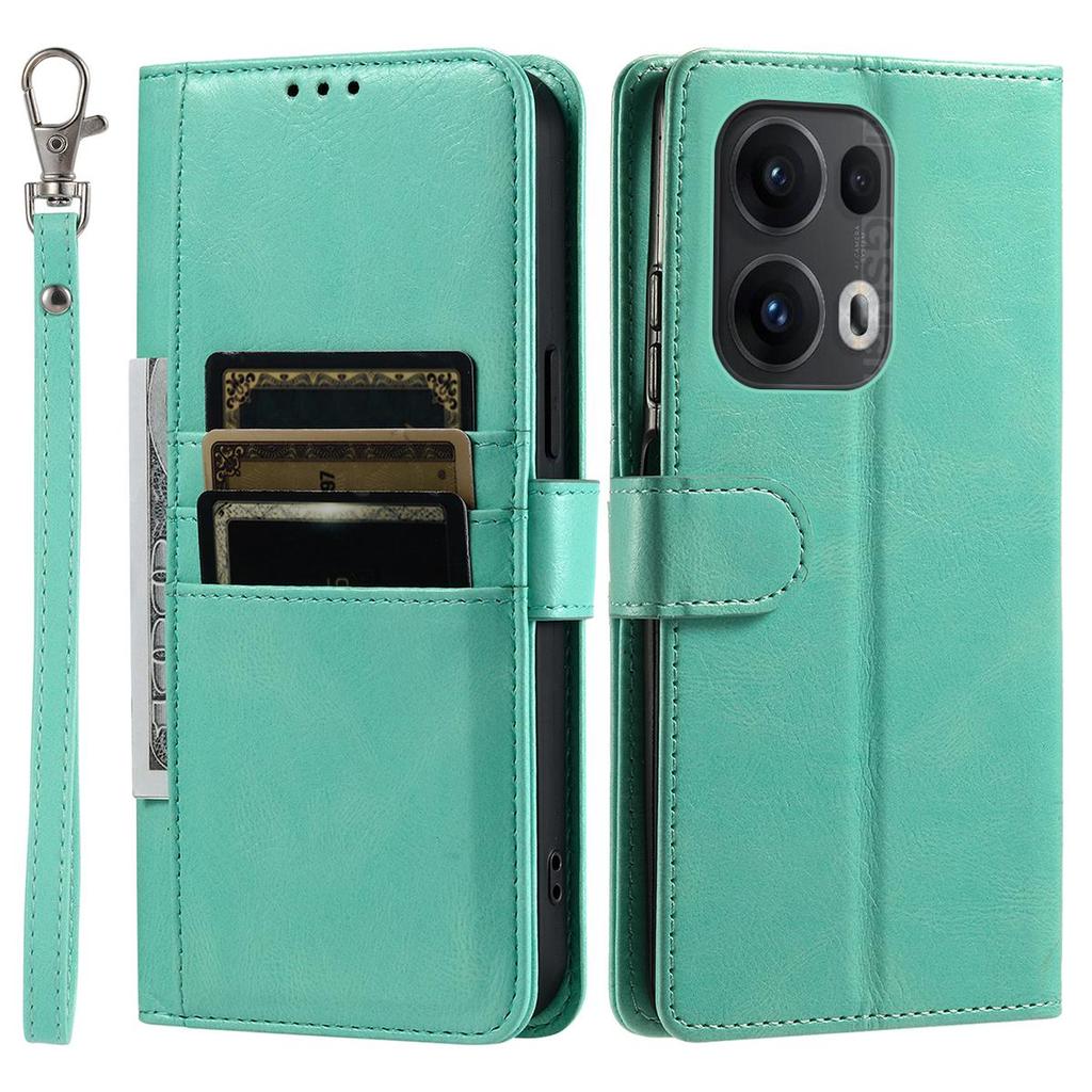 Cover for OPPO Reno13 Pro 5G Retro PU Leather Flip Wallet Phone Case Multi Card Slots
