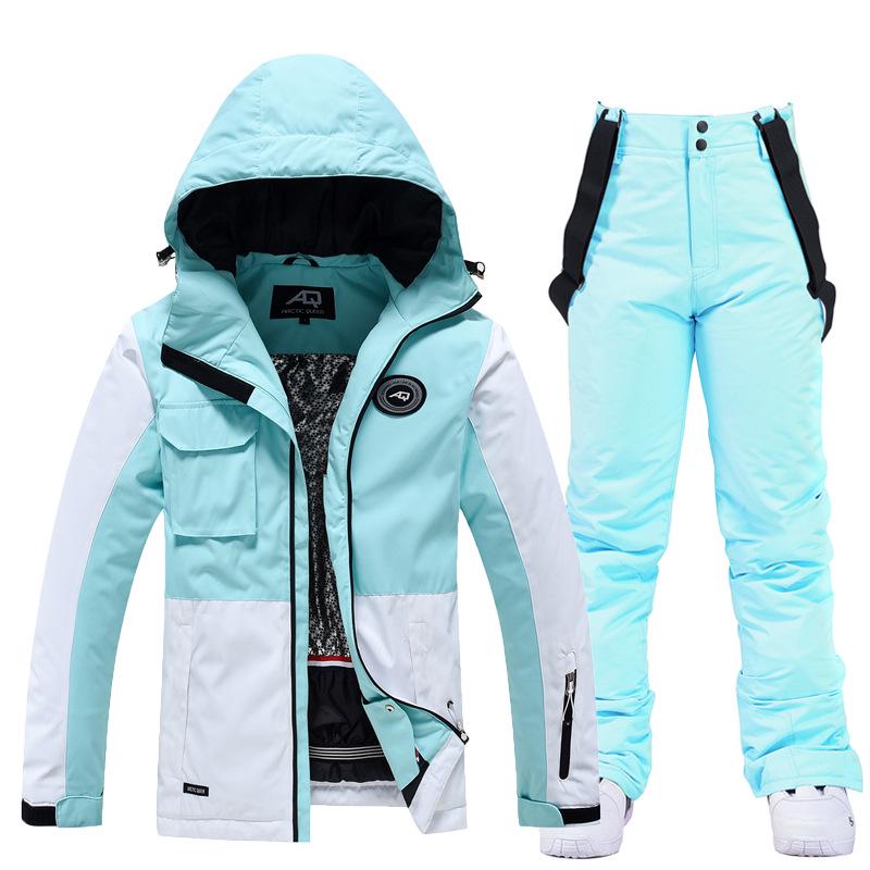 Men's & Women's Winter Ski & Snowboard Suit - Warm, Thickened Jacket and Pants