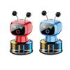 Cute Robot Car Diffuser Aroma Essential Oil Diffuser Portable, Small, Smart Car Air Freshener for Living Room, Home, Office