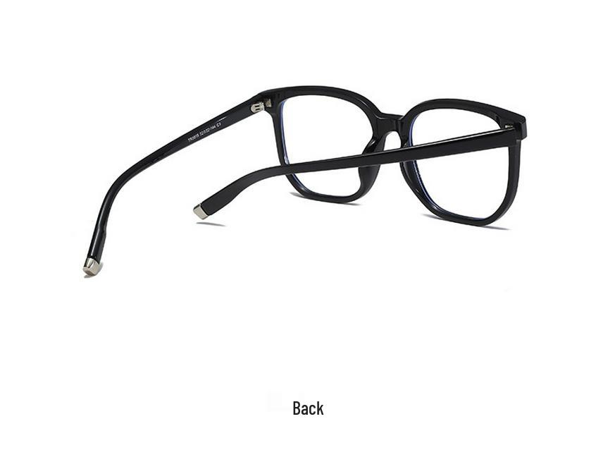 TR90 Korean-Style Large Frame Blue Light-Blocking Mung Bean Eyeglasses 8015