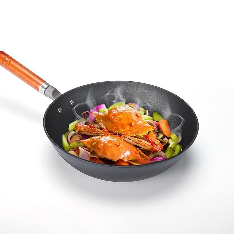 Joyoung 30cm Cast Iron Wok