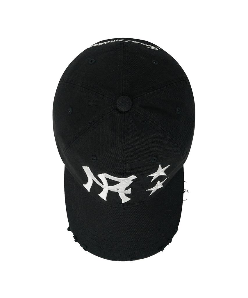FREEMARIO Mf Damaged Ball Cap [Black]