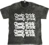 Cheap Trick Stacked Logo Rock Music On 100% Cotton Vintage Washed Tee Unisex T-Shirt