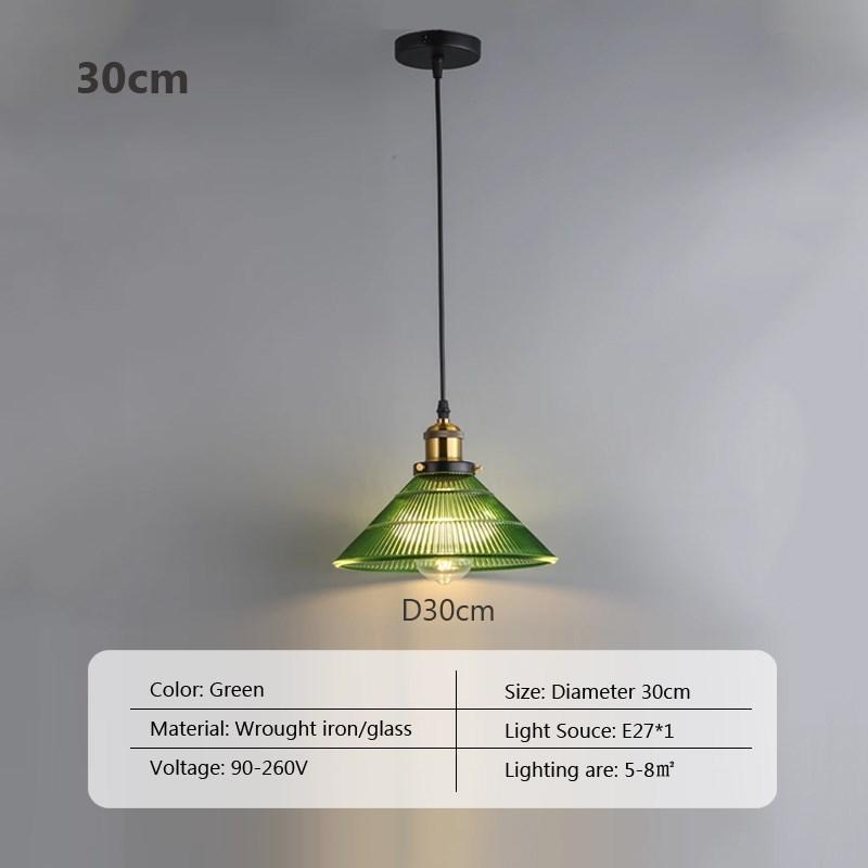 Nordic Glass Pendant Light Green Hanging Lamps Living Room Decor Luminaire Hall Bedroom Dining Room Coffee Indoor Fixture Lustre