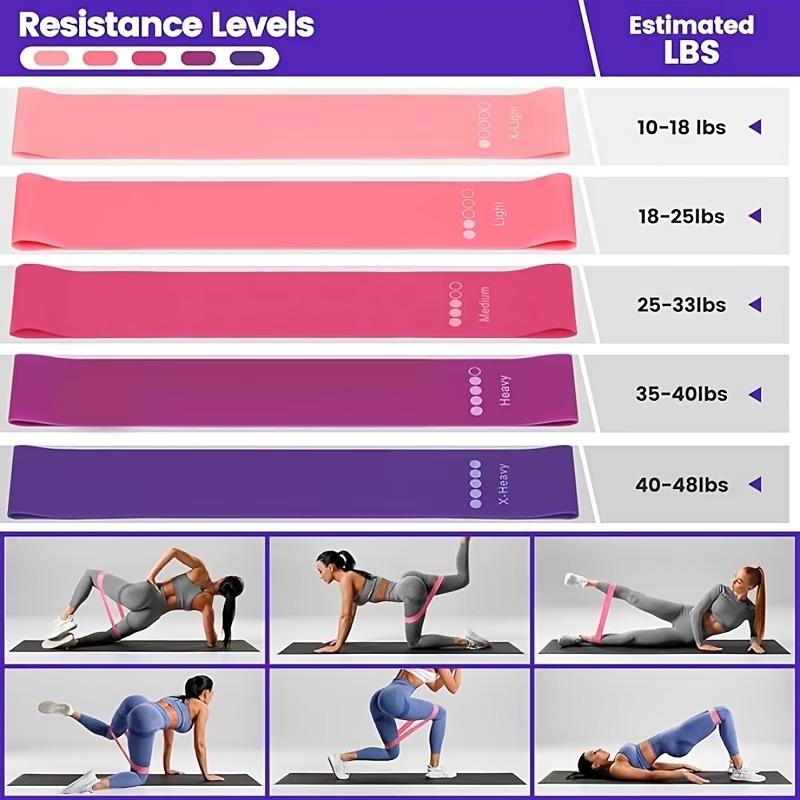 Yoga Pilates Ring Fitness Set Home Workout Equipment for Beginners Yoga Accessories Exercise Tools