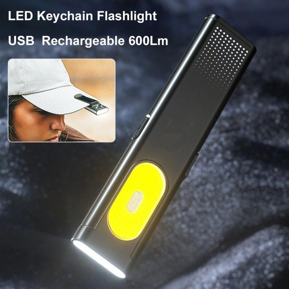 Tail Magnet Mini Flashlight 5 Modes Outdoor Camping Light COB Emergency Worklight Car Maintenance