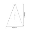Outdoor Picnic Tripod Adjustable Garden Campfire Folding Hanging Portable Tripod