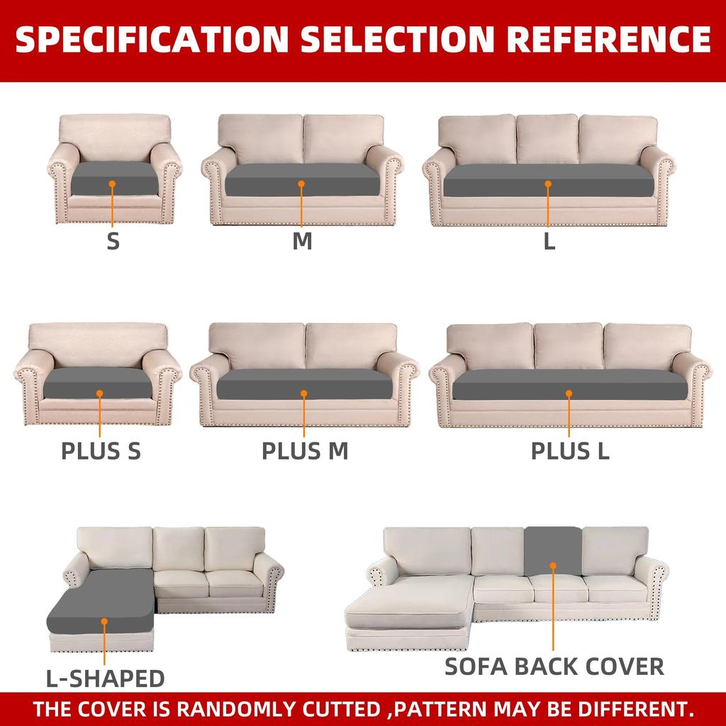 Elastic Sofa Seat Cushion Cover Stretch Floral Printed Armchair Couch Cover Corner L-Shape Removable Anti-Dust