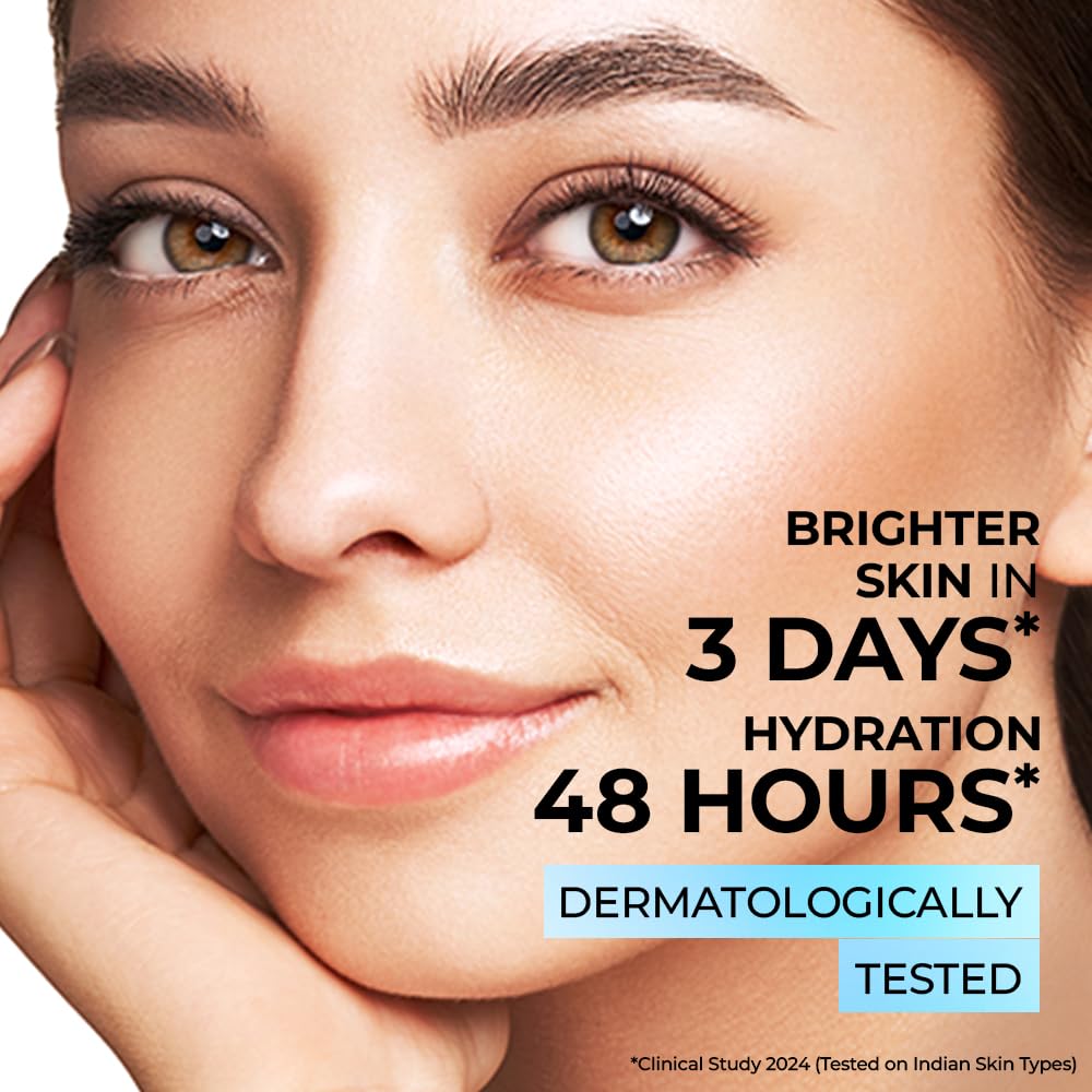 Streax Serum Hydrate & Shine Face Serum 30ml for Brightening Instant Glow and 48Hr Hydration for All Skin Types