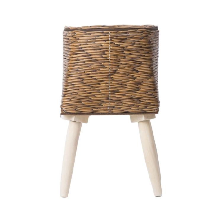 Decorative Flower Pots Breathable Planter Weather proof Faux Rattan Flowerpots Decorative Pots for Living Room or Patios