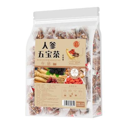 250g/25 Beutel Ginseng Fünf-Schätze-Tee Chinesische Goji-Beere Yamswurzel Fünf-Schätze-Tee