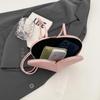Ladies Love Sling Purses Women's Heart Shaped Phone Bags Designer Mini Wallet Solid Small Crossbody Bags