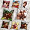 Game D-Donkey Kong Bananza Burly Pillow Case Sofa Living Room Bedroom Headboard Backrest Cushion Square Cushion Nap Time