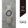 Citizen Q&Q Analog Waterproof Watch Metal Band QB78-202 Men's Black