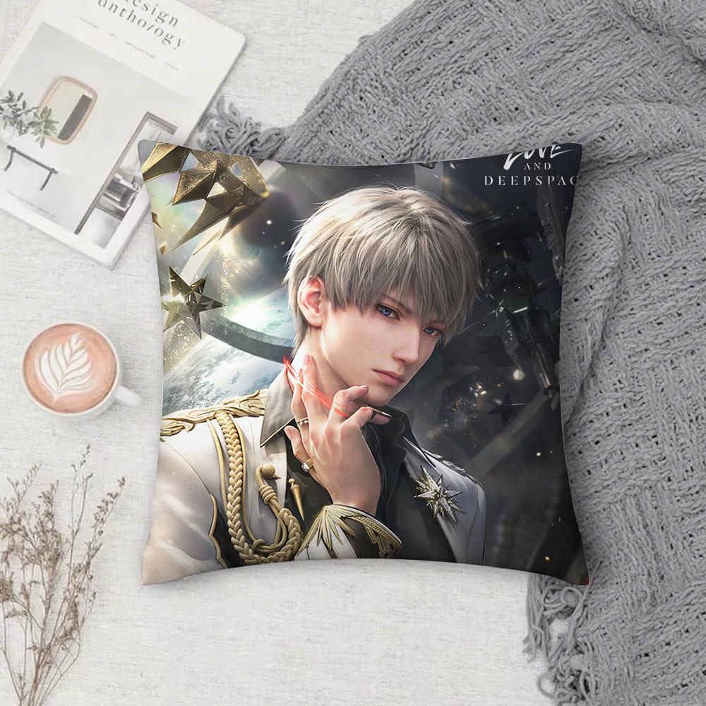 Game L-Love and D-Deepspace Rafayel Pillow Case Cover Square Sofa with for pattern comfortable cushionsuitable of room
