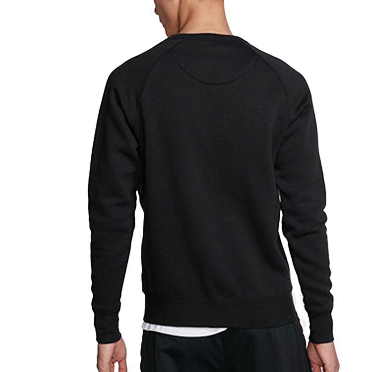 Jordan Embroidered Logo Sweatshirt Men Tops Black BQ2941-010