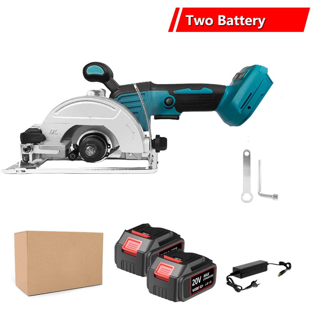 21V 125mm 5 Inch Brushless Electric Circular Saw Cordless Portable Electric Saw Adjustable Wood Cuttiing Machine