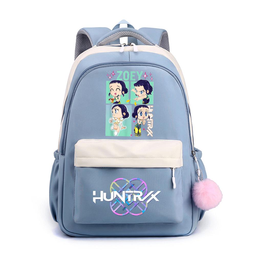 Niedlicher Anime K-Pop bedruckter Rucksack mit großer Kapazität für Teenager, Studentin, Student, Schulranzen, Büchertasche, Kindergeschenk, Damen, wasserdichte Reisetasche, Mochila