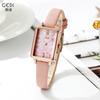 Fashion square exquisite student quartz watch women's high-end watch