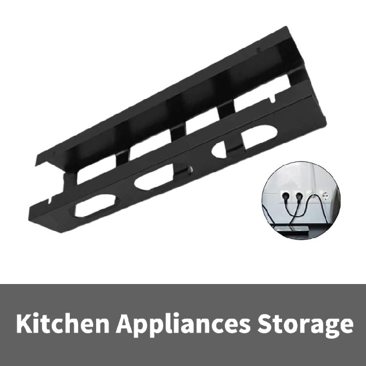 No Drilling Electronics Wire Rack Convenient Power Strips Organizer Tray Mobile Phone Charging Cable Storage Shelf